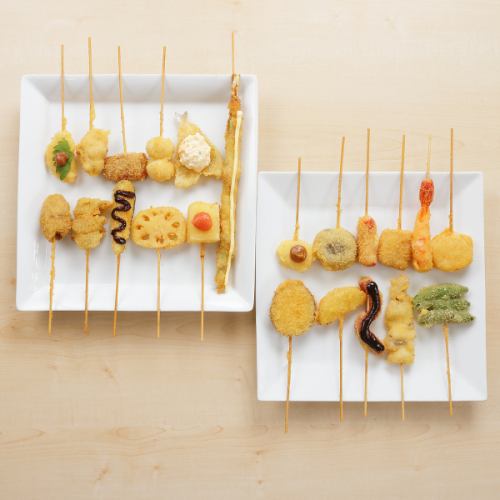 ディナーは串料理♪