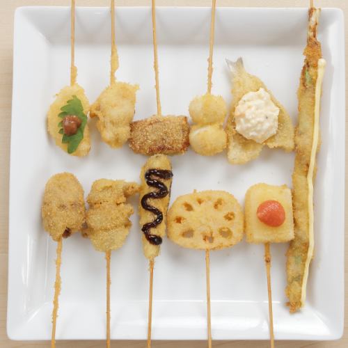 サクサク串料理