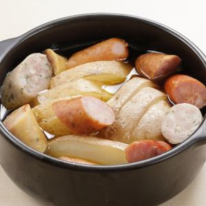 香肠土豆蒜蓉酱