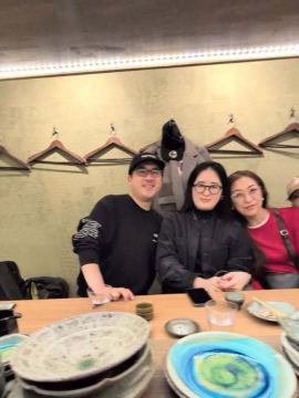 上京した息子娘さんと