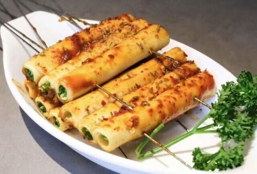 그릴 야채 롤 꼬치(2꼬치)