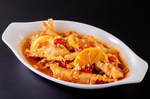 레몬 풍미 뼈없는 닭 다리/기름 작물