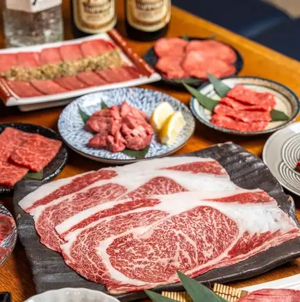 極上和牛プレミアムコース★焼き物12種【極上コース生ビール飲み放題付き】8000円(税込)