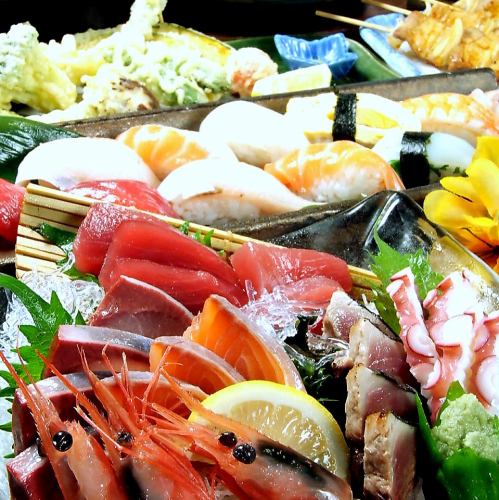 鮮魚が食べ放題！！
