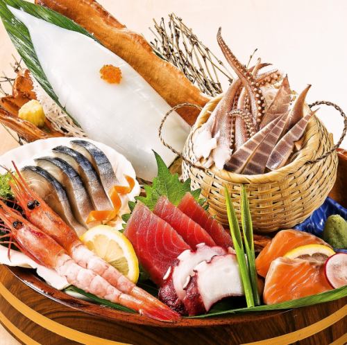 毎日新鮮な魚介類が入荷！