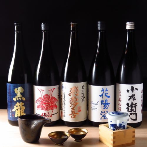 【◎魚と相性抜群の一杯!◎】季節で選ぶ日本酒