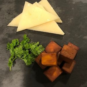 Homemade Smoked Cheese and Grana Padano