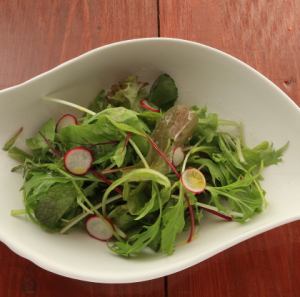 Green salad delivered directly from the Setoda and Morisaki farms