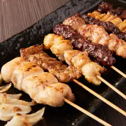 本日の串焼き5本盛合わせ