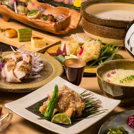 <For parties and entertaining> Choose from a selection of hot pot courses [Motsunabe/Mizutaki hot pot] 9 dishes in total with 2 hours of all-you-can-drink 5,000 yen