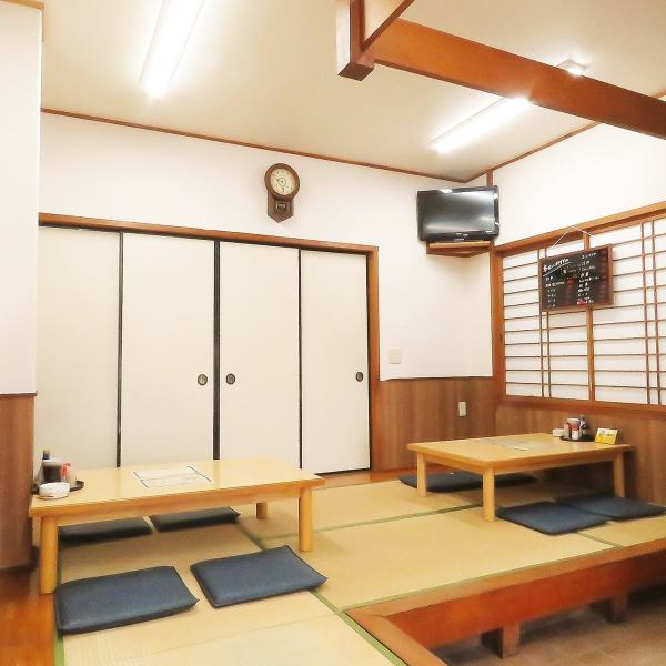 [Can be used by a large number of people ◎] The tatami room can accommodate up to 12 people! .