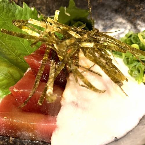 まぐろの山かけ