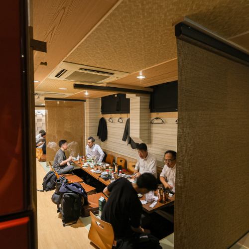 雰囲気抜群な個室も完備。※人気な席の為、ご予約はお早めに。