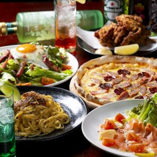 [Great deal ◎ Only available for private reservations that ends until 8:00 pm] 5 dishes + 2 hours of all-you-can-drink ☆ 12 free benefits & free darts ☆ 2750 yen