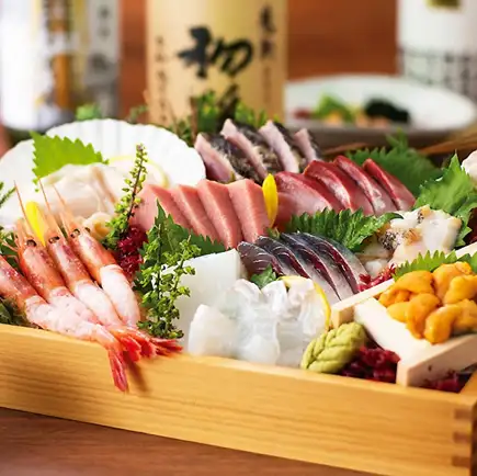 【３H飲放付】朝獲鮮魚造り×“板長特製”季節の逸品、桜海老の釜飯『海桜』全6品5920円⇒5000円