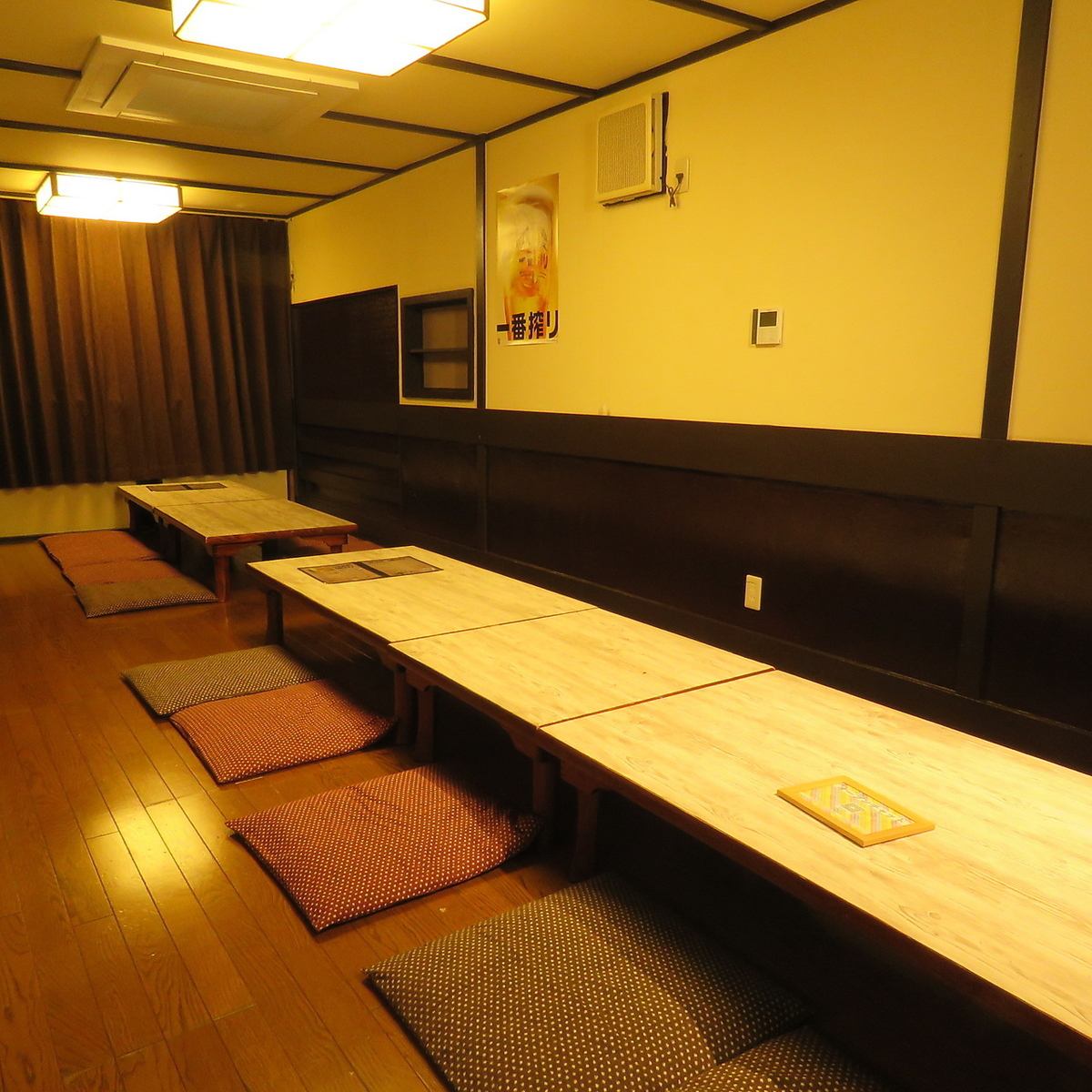 2階の広々とした座敷フロアは団体での宴会にとてもおすすめ☆