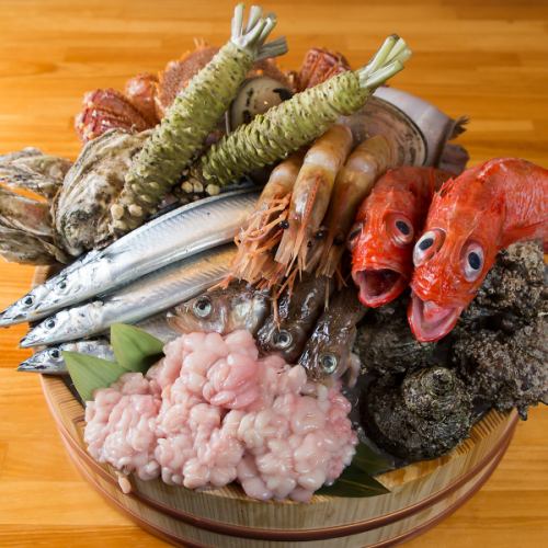 天然魚は鮮度抜群◎