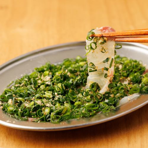 真鯛のネギだく胡麻塩和え