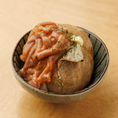 じゃがバター(塩辛or明太子)