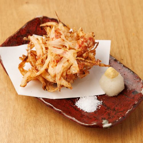 桜エビと新玉のかき揚げ