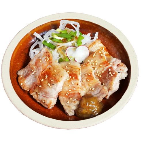 [Robata] Grilled Joshu pork with green chili miso
