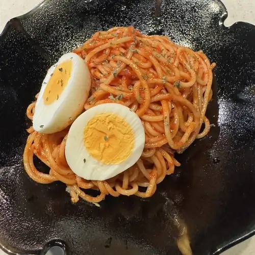 トマトコチュジャンの冷製パスタ