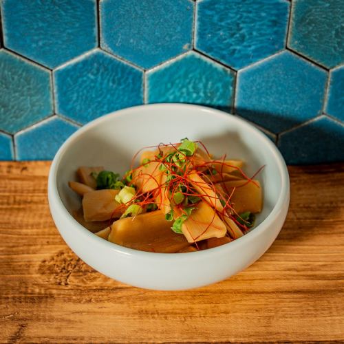 Snacks with chili oil and bamboo shoots