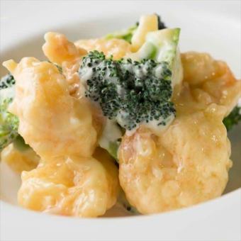 Recommended for year-end parties★Large shrimp course with shrimp mayonnaise and fried shrimp dumplings, 2 hours of all-you-can-drink included♪