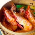 清蒸帶頭蝦佐小白菜