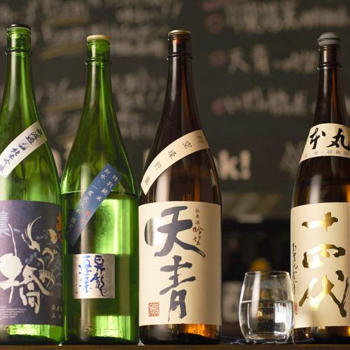 We have a selection of sake.