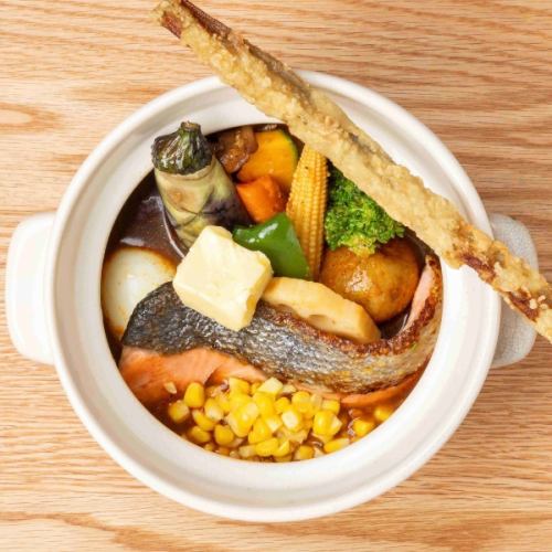 Hokkaido's Big Three and Vegetable Soup Curry