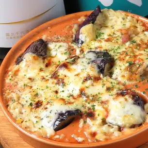 조금 달콤한 계란 구이 / 가지 타르타르 오븐 구이 / 모래 간 훈제 / 가지와 두부 스테이크 각