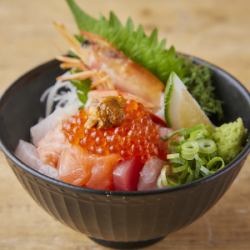 ぶつ切り海鮮丼