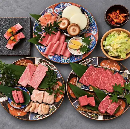 焼肉店。のハレノヒコース～大切なお祝いに～＋90分飲み放題付き