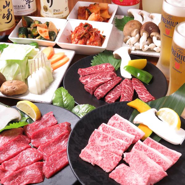 예산에 맞춰 코스 요리도 준비 가능! 각종 연회 등에 추천! +2000 엔으로 음료 무제한 포함하는 것도 ◎