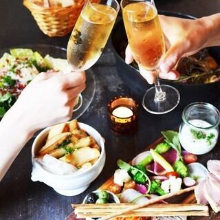 【コスパ最強】フォカッチャ食べ放題とメインのお肉料理が付いた大満足コース