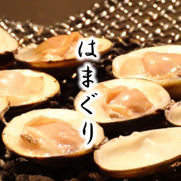 【こだわりの6種類の味をご提供】旬の焼きはまぐり。6種食べ比べ→お気に入りの味をお代わりがお薦め。