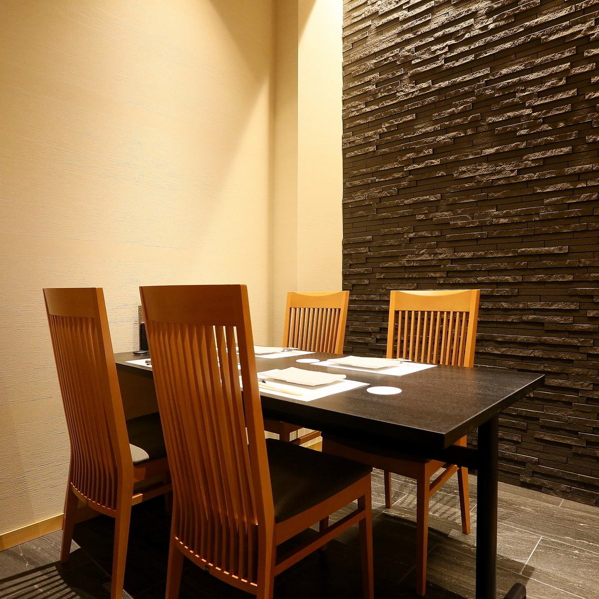 完全個室/接待用コース有/料理は取り分け不要で1人1人にご提供◎