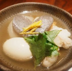 鯛魚高湯和牛內臟關東煮