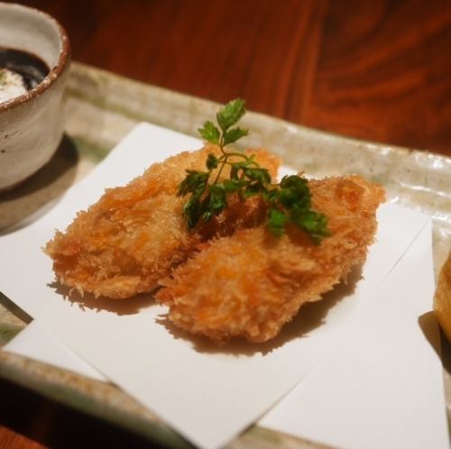 Fried oysters (1 piece)