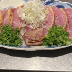 地鶏の藁焼きたたき