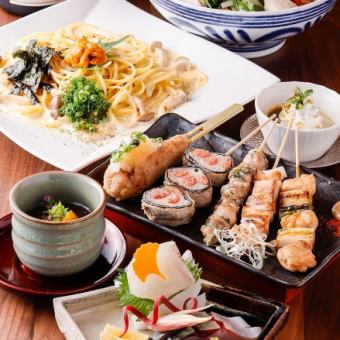 【とりぶどう定番コース】（+2000円で2ｈ飲み放題付　4名様から）