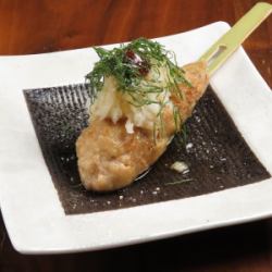 Plum and shiso leaf meatballs