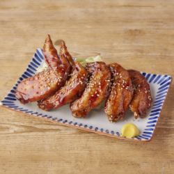5 fried chicken wings