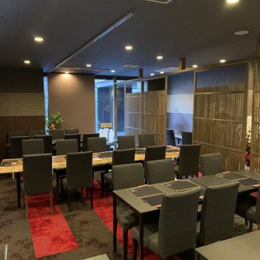 We have spacious and spacious table seats.It is also recommended for small women's associations and drinking sac with friends on the way home from work! 4 seats, 6 seats, 10 seats are available, so we will prepare seats according to the number of people Please feel free to tell the staff!