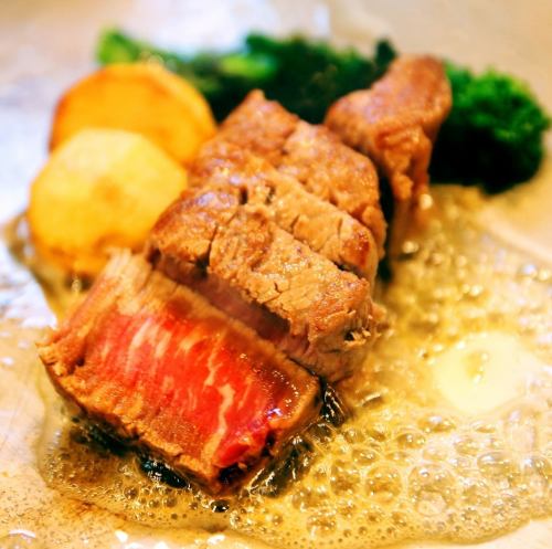 Today's recommended iron plate steak (sirloin)