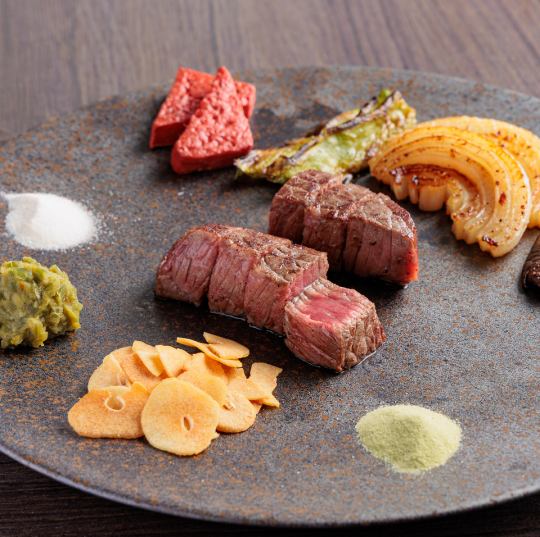 ~ホットペッパー限定コース~ 神戸牛ローストビーフ、極上赤身ステーキなど全8品!8,250円(税込)