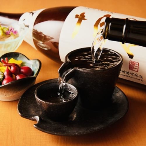 焼酎やワイン、日本酒など様々なジャンルのドリンクあり