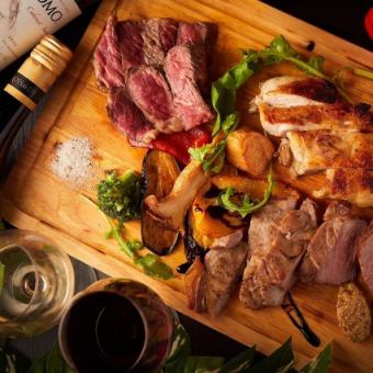 【2.5시간 음료 무제한 포함】송년회 프리미엄 100종 뷔페 ◆야키토리 모리나 냄비 등 마음 가기까지 만끽