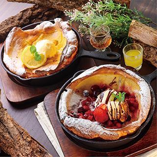 外サク中ふわ！焼きたてを楽しむダッチベイビーパンケーキの贅沢カフェタイム
